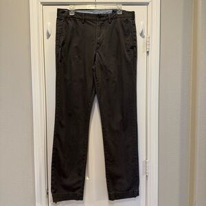 Polo Ralph Lauren Mens Straight Fit The Polo Chino Pants Gray 34x34 Preppy FLAW